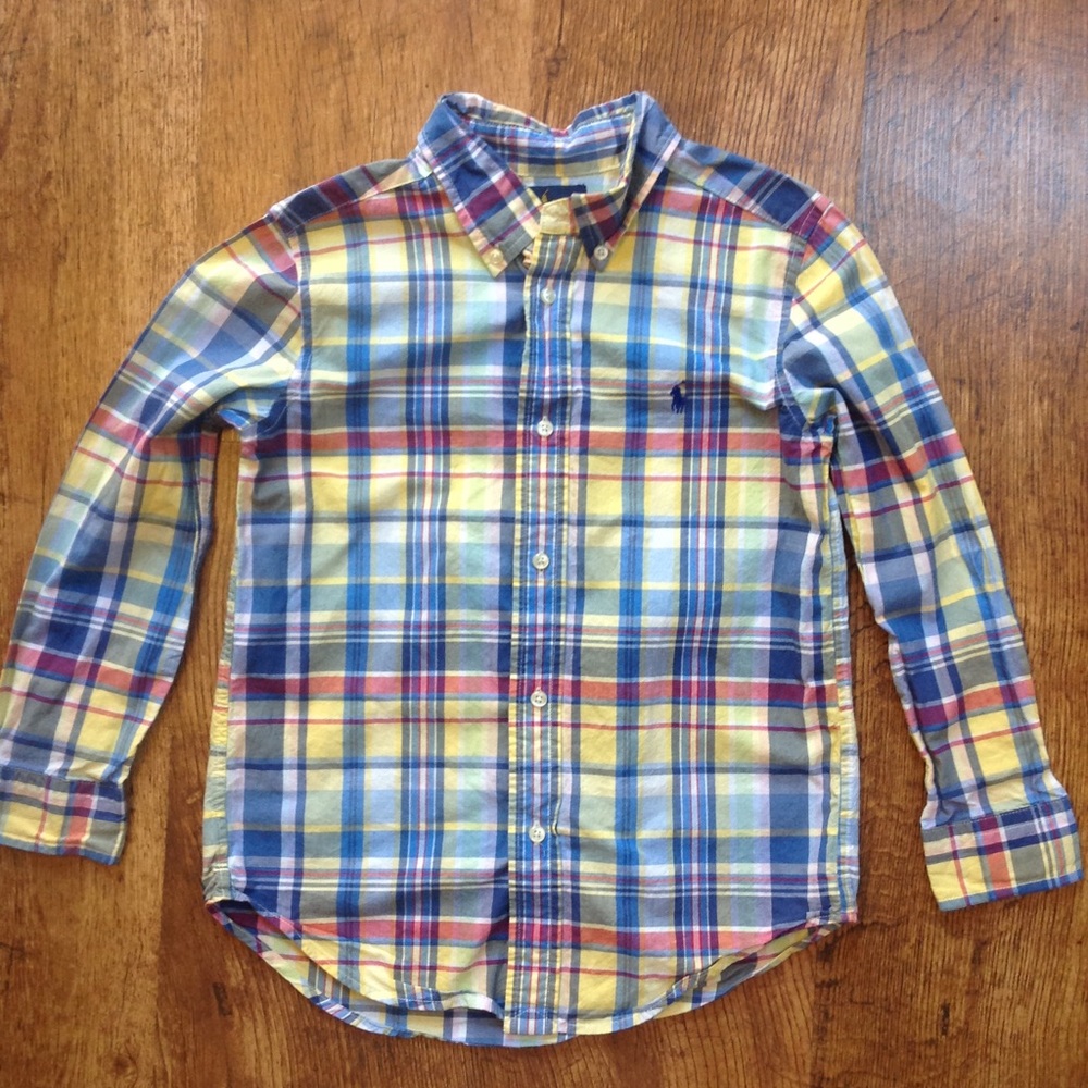 Little boys Button Up shirt By Ralph Lauren